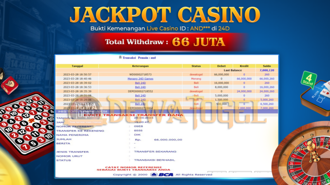 bukti jp dewatogel #104 bukti jp dewatogel #104