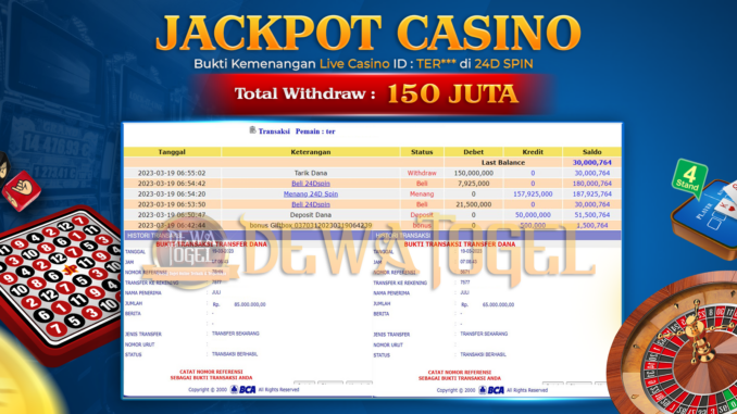 bukti jp dewatogel #58 bukti jp dewatogel #58