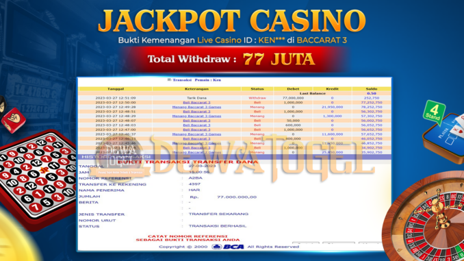 bukti jp dewatogel #98 bukti jp dewatogel #98