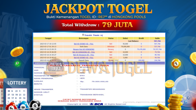 bukti jp dewatogel #45 bukti jp dewatogel #45
