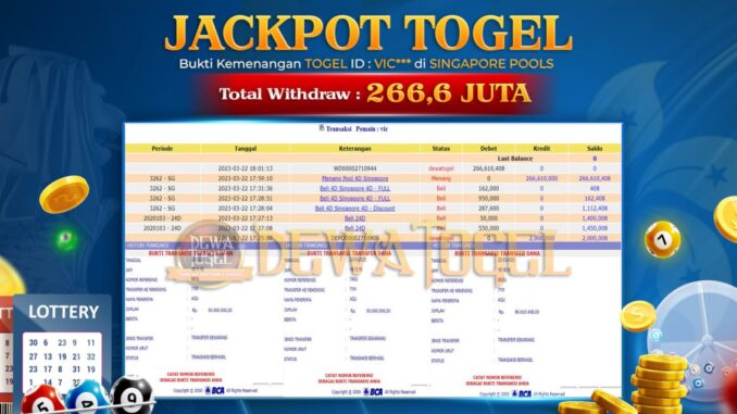 bukti jp dewatogel #73 bukti jp dewatogel #73
