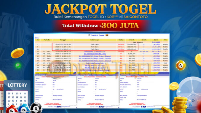 bukti jp dewatogel #19 bukti jp dewatogel #19