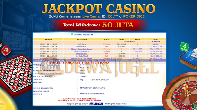 DWT JP CASINO 2 MALAM