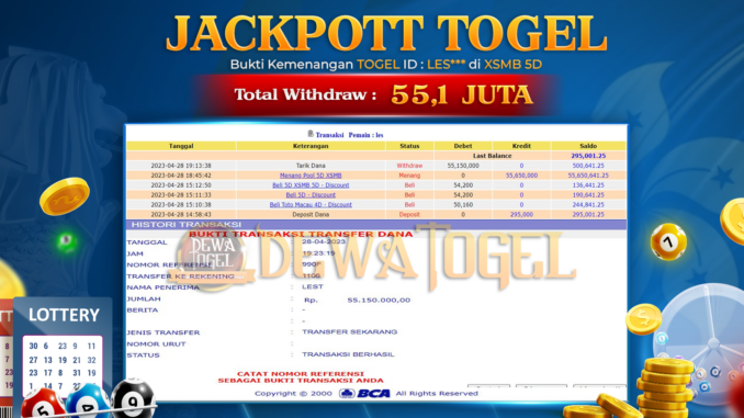 bukti jp dewatogel #238 bukti jp dewatogel #238