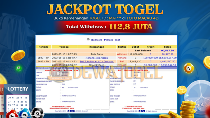 bukti jp dewatogel #317 bukti jp dewatogel #317