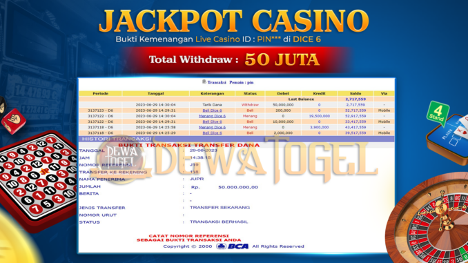 bukti jp dewatogel #428 bukti jp dewatogel #428