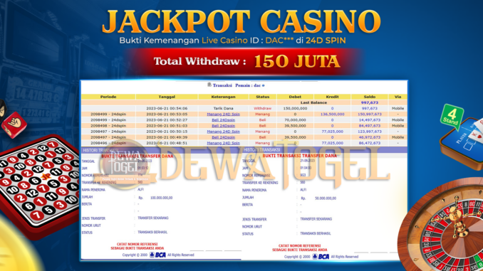 bukti jp dewatogel #445 bukti jp dewatogel #445