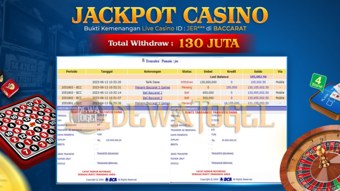 bukti jp dewatogel #417 bukti jp dewatogel #417