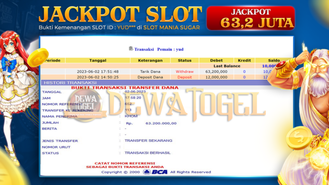 bukti jp dewatogel #368 bukti jp dewatogel #368