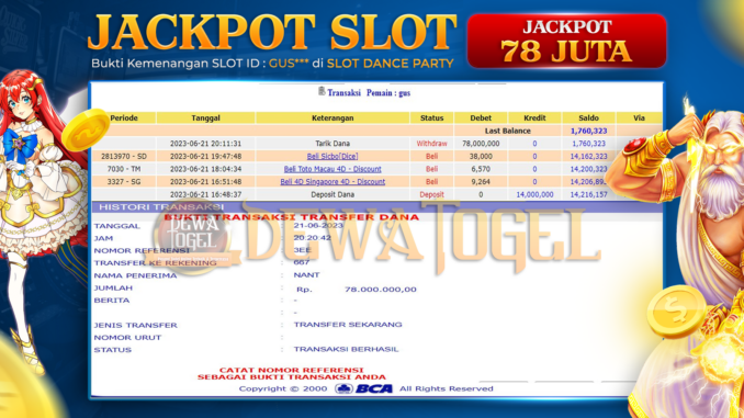 bukti jp dewatogel #443 bukti jp dewatogel #443