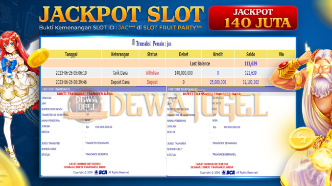 DWT JP SLOT 1 PAGI