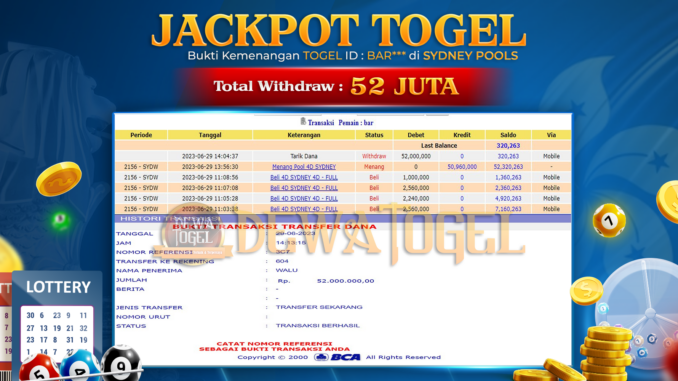 DWT JP TOGEL 1 PAGI