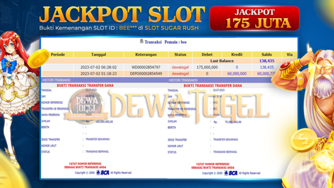 bukti jp dewatogel #435 bukti jp dewatogel #435