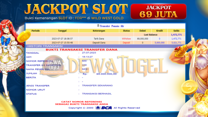 bukti jp dewatogel #548 bukti jp dewatogel #548