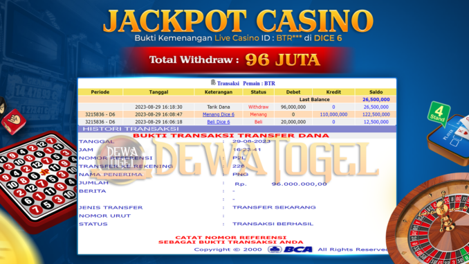 DWT JP LIVE CASINO 2 PAGI