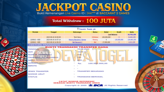 bukti jp dewatogel #667 bukti jp dewatogel #667