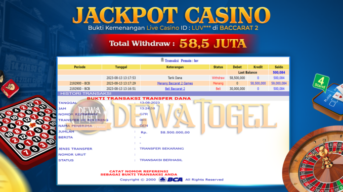 bukti jp dewatogel #634 bukti jp dewatogel #634