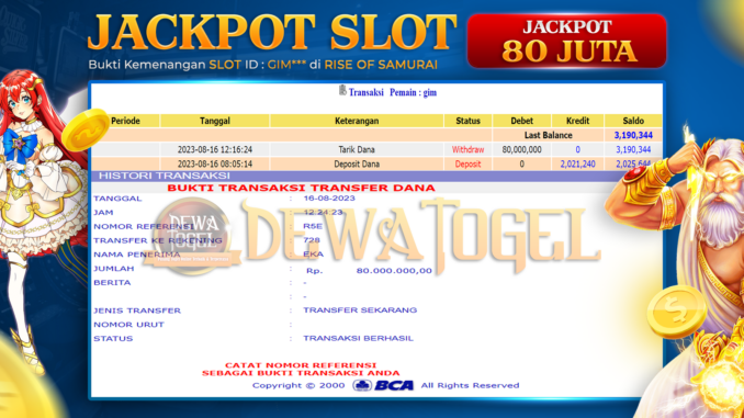 bukti jp dewatogel #643 bukti jp dewatogel #643