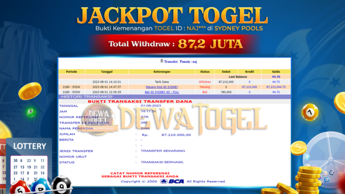 bukti jp dewatogel #573 bukti jp dewatogel #573