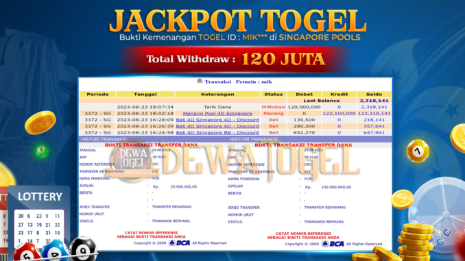 bukti jp dewatogel #684 bukti jp dewatogel #684