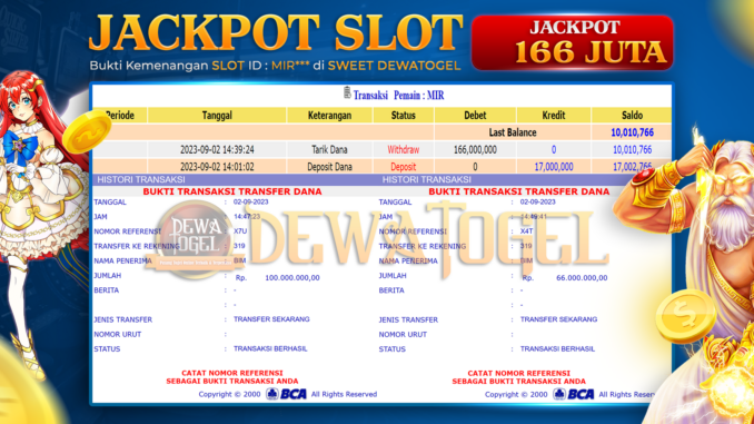 DWT JP SLOT 1 PAGI