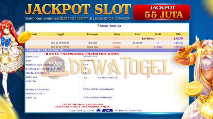 bukti jp dewatogel #860 bukti jp dewatogel #860