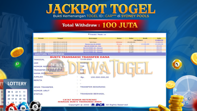 bukti jp dewatogel #782 bukti jp dewatogel #782