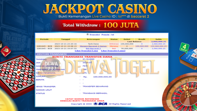 DWT JP LIVE CASINO PAGI 1