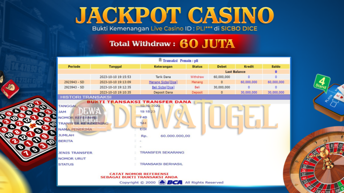 DWT JP LIVE CASINO SIANG 2