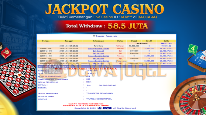 DWT JP LIVE CASINO SIANG 2