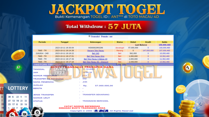 DWT JP TOGEL PAGI 1