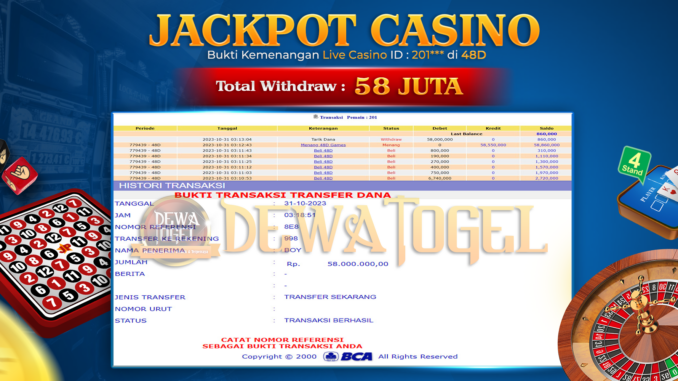 BUKTI JP DEWATOGEL #884 BUKTI JP DEWATOGEL #884