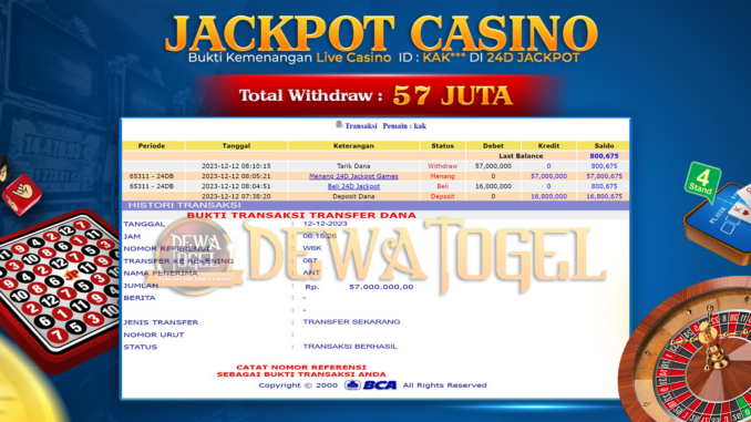 DWT JP LIVE CASINO PAGI 2