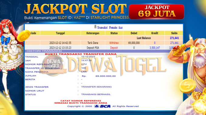BUKTI JP DEWATOGEL #1061 BUKTI JP DEWATOGEL #1061
