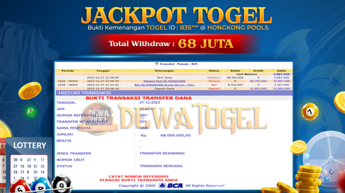 BUKTI JP DEWATOGEL #1123 BUKTI JP DEWATOGEL #1123