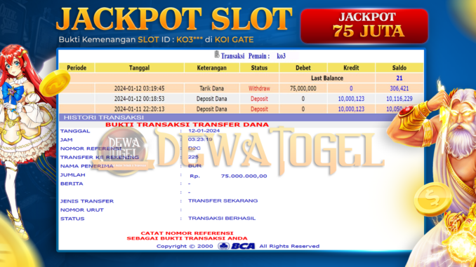 DWT JP SLOT MALAM 1