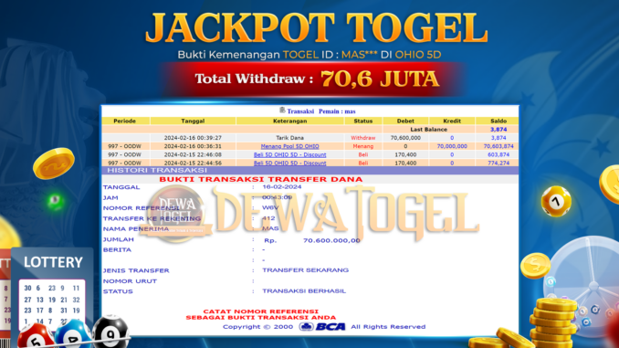 JP DWT - TOGEL 1