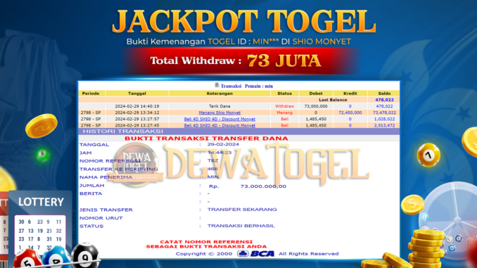 JP DWT - TOGEL 1