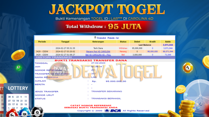 JP DWT - TOGEL 1