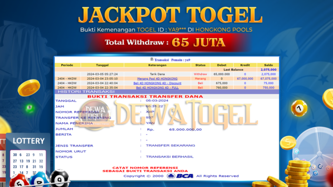 JP DWT - TOGEL 1