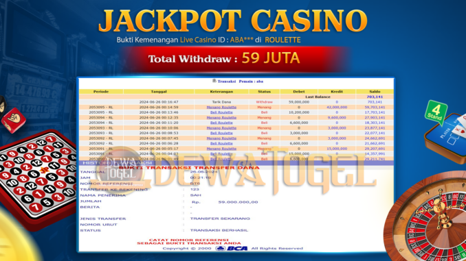JP DWT - CASINO 1 PAGI