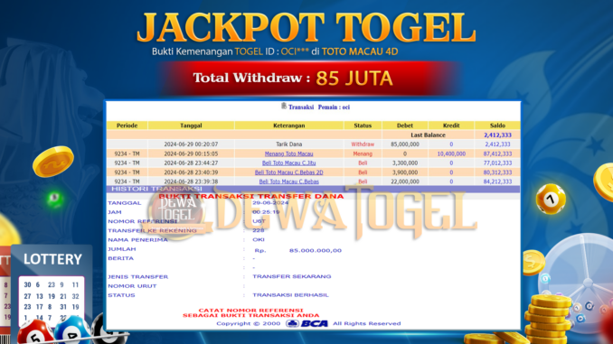 JP DWT - TOGEL 1 MALAM
